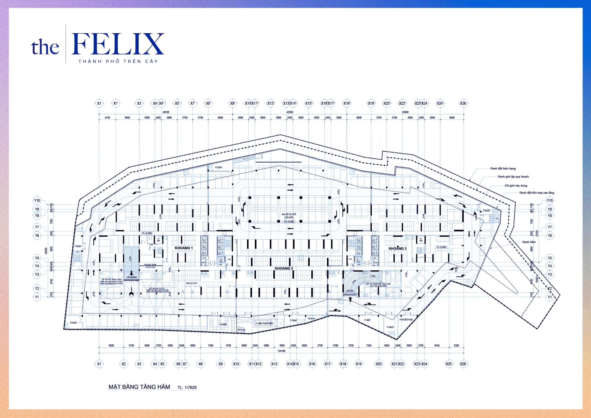 Mặt Bằng Felix C Holdings Tầng Hầm