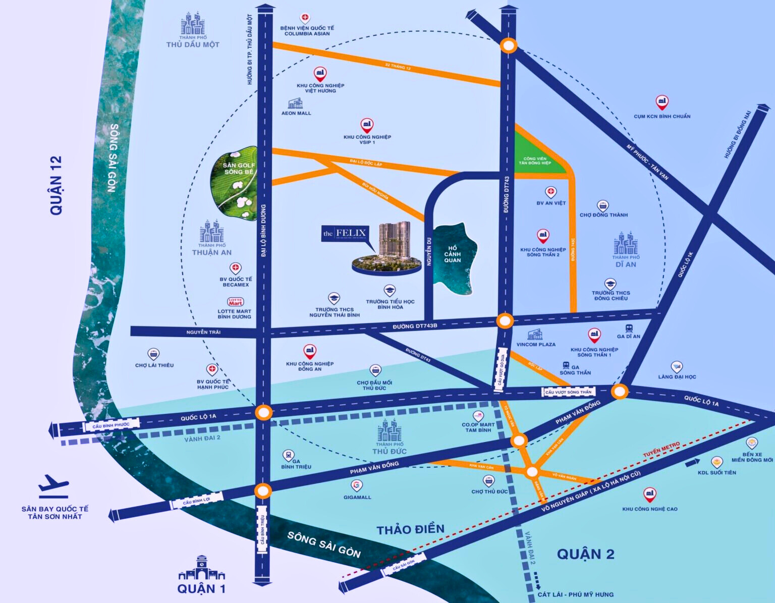 Vị Trí The Felix Hồ Chí Minh